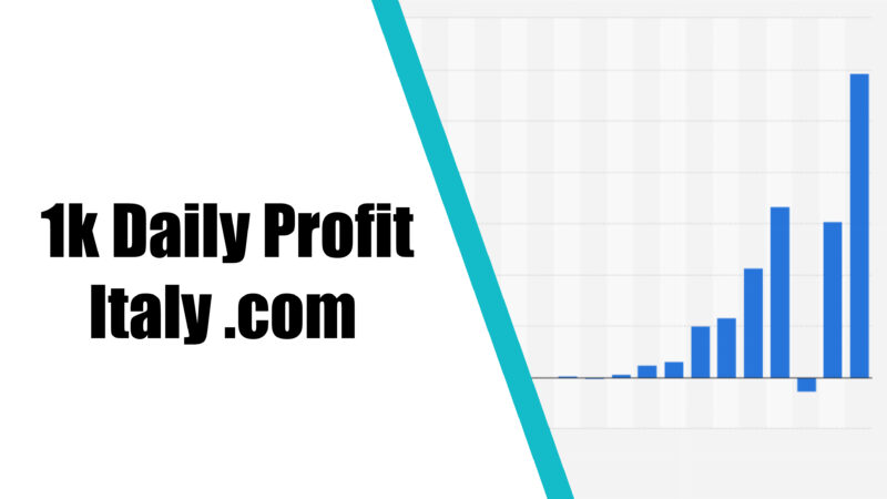 1k Daily Profit Italy: A Complete Guide to Automated Online Earnings