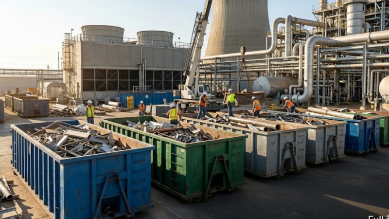 Dumpster Rentals for Energy Plant Maintenance and Refits
