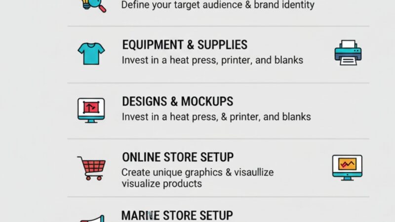 Step-by-Step Guide to Starting a T-Shirt Printing Business